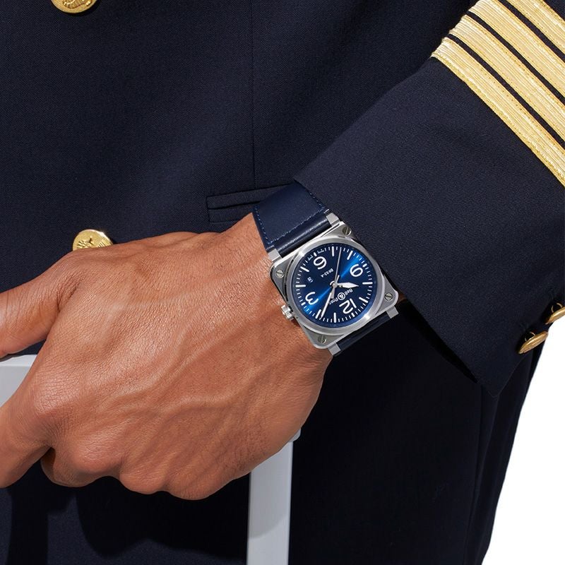 Bell & Ross BR 03 BLUE STEEL ベル&ロス BR 03 クロノ ブルー スティール BR03A-BLU-ST/SCA