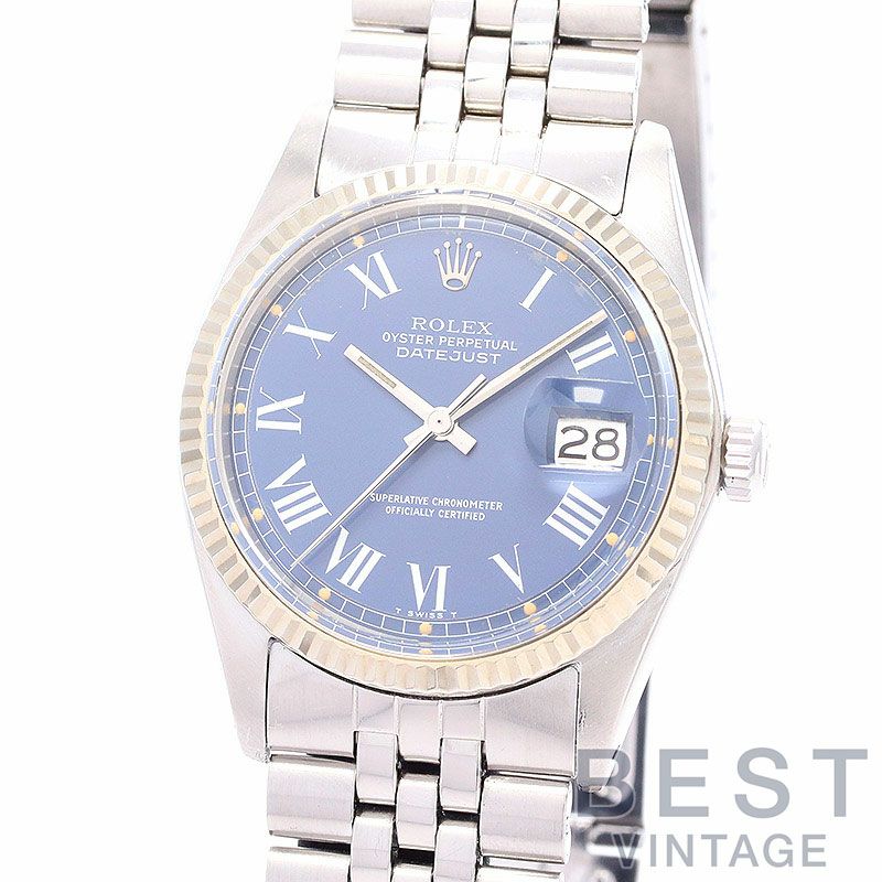 【中古】ROLEX OYSTER PERPETUAL DATEJUST BUCKLEY DIAL ロレックス オイスターパーペチュアル デイトジャスト バックリーダイヤル 1601/4