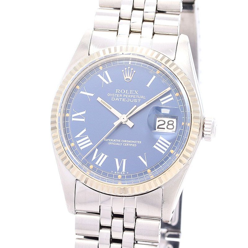 【中古】ROLEX OYSTER PERPETUAL DATEJUST BUCKLEY DIAL ロレックス オイスターパーペチュアル デイトジャスト バックリーダイヤル 1601/4