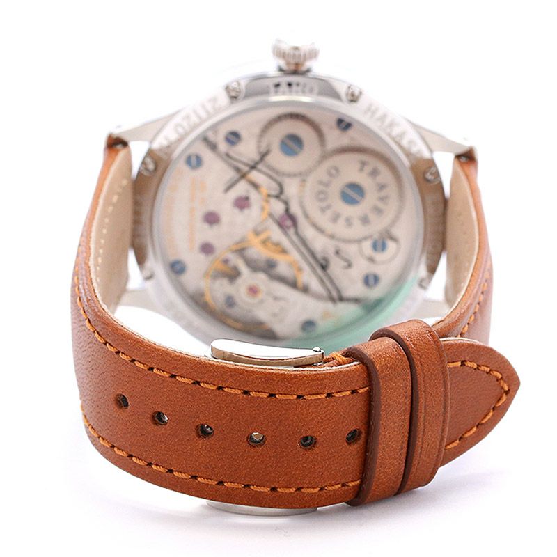 【中古】EBERHARD TRAVERSETOLO VITRE TARO HAKASE JAPAN LIMITED TO 50 エベラール トラベルセトロ・ヴィトレ 葉加瀬太郎氏 コラボレーションモデル 21120.18 HAK CP