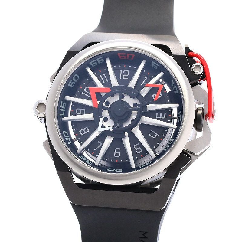 【中古】MAZZUCATO RIM SPORT CHRONOGRAPH マッツカート リム スポーツ クロノグラフ RIM.01-BK186