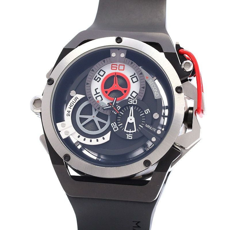 【中古】MAZZUCATO RIM SPORT CHRONOGRAPH マッツカート リム スポーツ クロノグラフ RIM.01-BK186