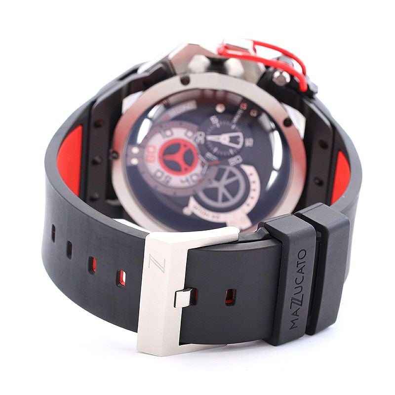 【中古】MAZZUCATO RIM SPORT CHRONOGRAPH マッツカート リム スポーツ クロノグラフ RIM.01-BK186