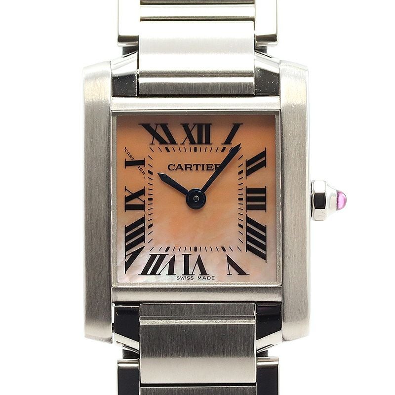 【中古】CARTIER TANK FRANCAISE SMALL MODEL カルティエ タンクフランセーズSM W51028Q3
