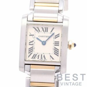 【中古】CARTIER TANK FRANCAISE SMALL MODEL カルティエ タンクフランセーズSM W51007Q4