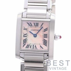 【中古】CARTIER TANK FRANCAISE SMALL MODEL カルティエ タンクフランセーズSM W51028Q3