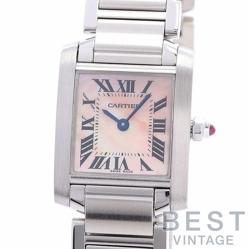 【中古】CARTIER TANK FRANCAISE SMALL MODEL カルティエ タンクフランセーズSM W51028Q3