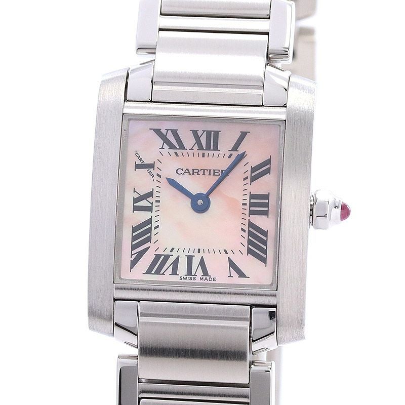 【中古】CARTIER TANK FRANCAISE SMALL MODEL カルティエ タンクフランセーズSM W51028Q3