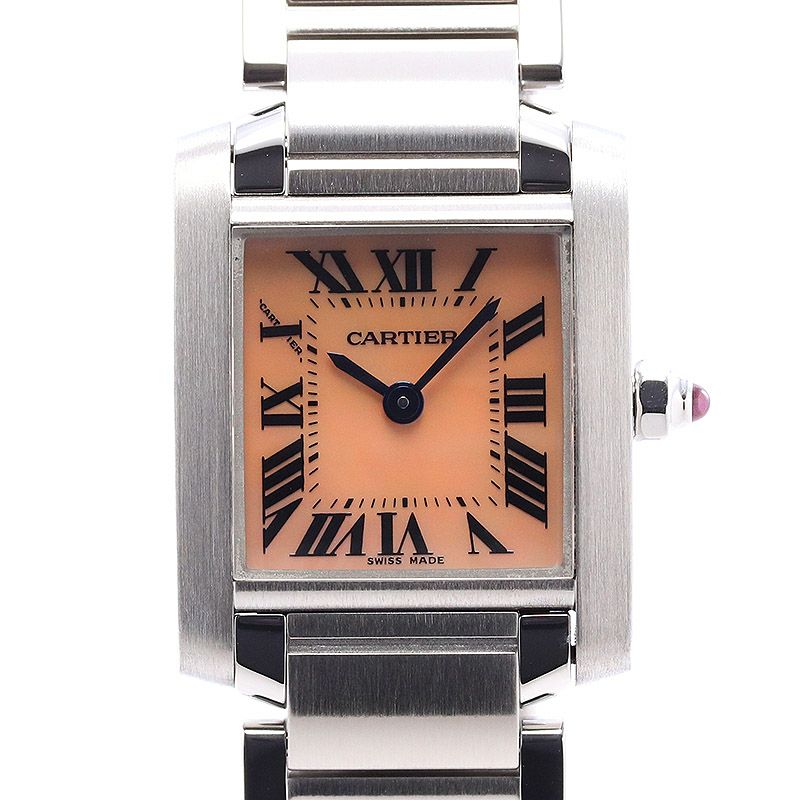 【中古】CARTIER TANK FRANCAISE SMALL MODEL カルティエ タンクフランセーズSM W51028Q3