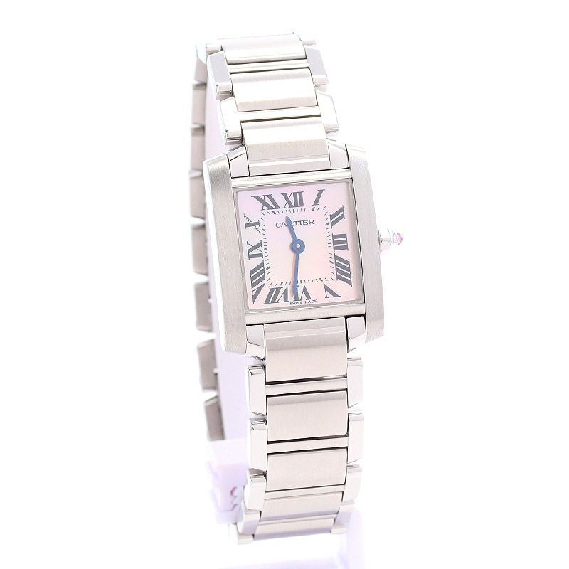 【中古】CARTIER TANK FRANCAISE SMALL MODEL カルティエ タンクフランセーズSM W51028Q3