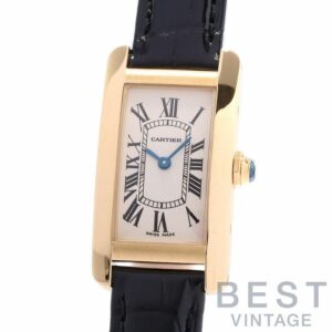 【中古】CARTIER TANK AMERICAINE SMALL MODEL カルティエ タンクアメリカンSM W2601556