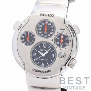 【中古】SEIKO KINETIC CHRONOGRAPH FIRST MODEL PARTENZA セイコー キネティッククロノグラフ ファーストモデル パルテンザ SBXZ001 (9T82-0A10)