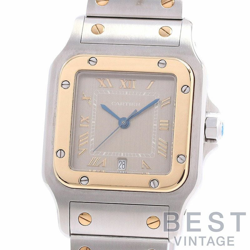 【中古】CARTIER SANTOS GALBEE LARGE MODEL カルティエ サントスガルベLM W20030C4