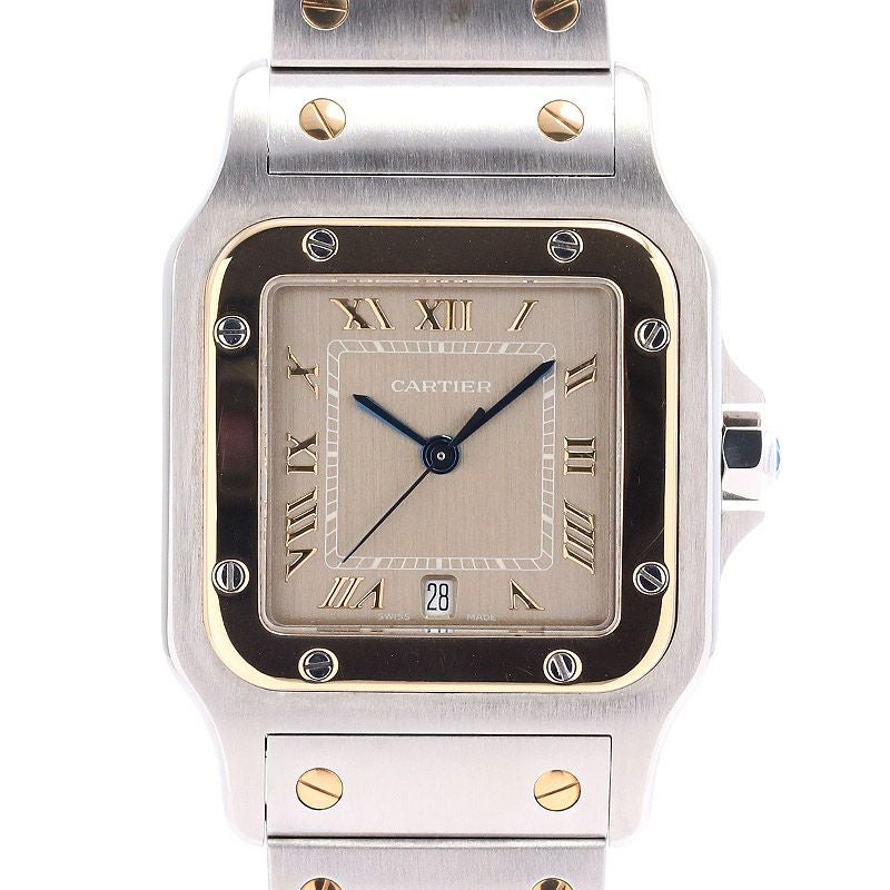 【中古】CARTIER SANTOS GALBEE LARGE MODEL カルティエ サントスガルベLM W20030C4