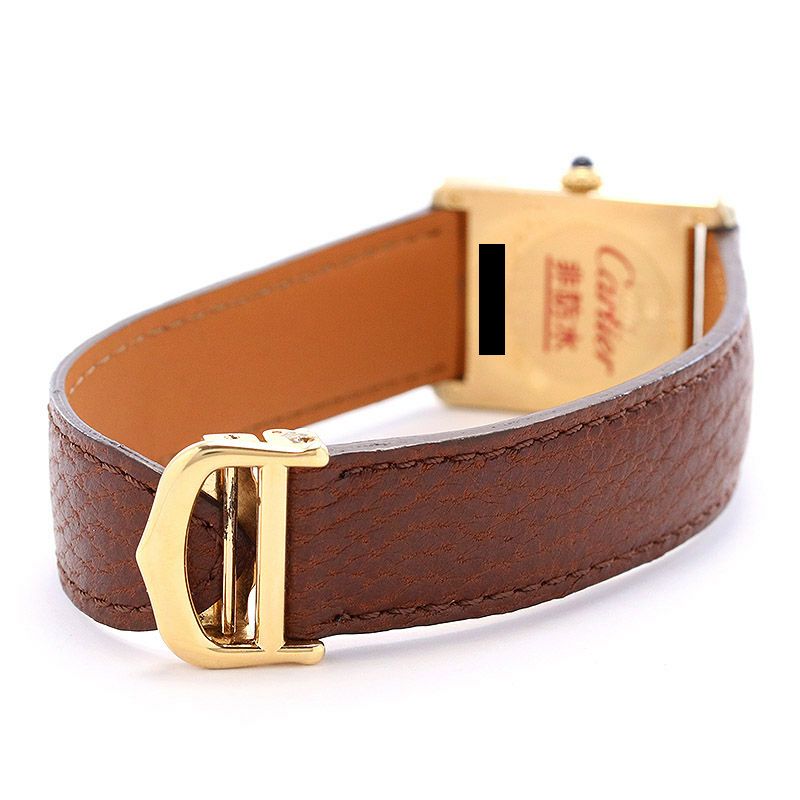 【中古】CARTIER MUST TANK LARGE MODEL VERMEIL OPALINE カルティエ マストタンクLM ヴェルメイユ オパラン W1005654
