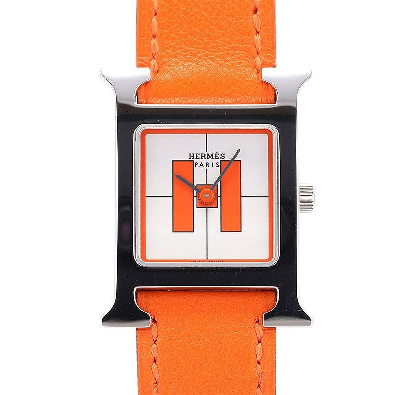 【中古】HERMES H WATCH 2001 GINZA LIMITED エルメス Hウォッチ 2001年 銀座限定 HH1.210