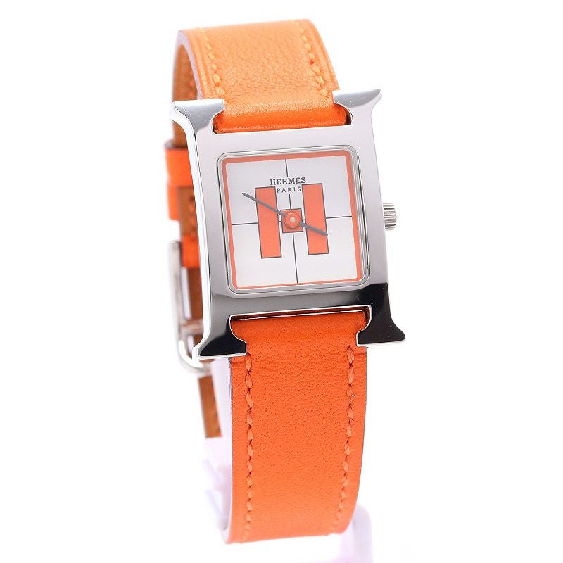【中古】HERMES H WATCH 2001 GINZA LIMITED エルメス Hウォッチ 2001年 銀座限定 HH1.210