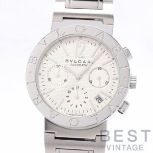 【中古】BVLGARI BVLGARI BVLGARI CHRONOGRAPH ブルガリ ブルガリ・ブルガリ クロノグラフ BB38SSCH