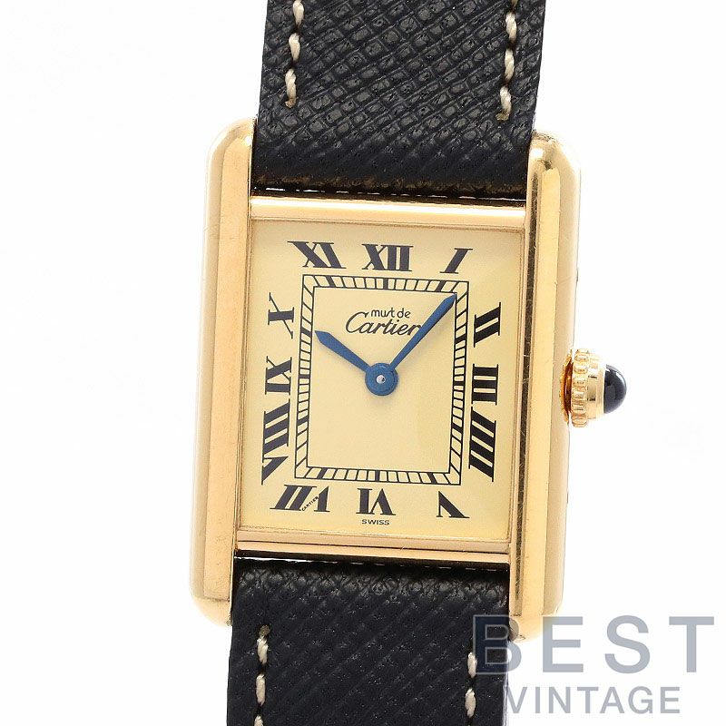 【中古】CARTIER MUST TANK SMALL MODEL VERMEIL カルティエ マストタンクSM ヴェルメイユ W1003153