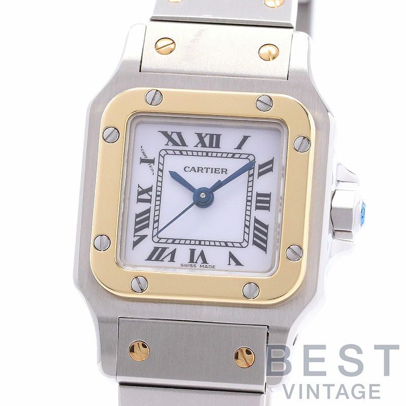 【中古】CARTIER SANTOS GALBEE SMALL MODEL カルティエ サントスガルベSM 82036283
