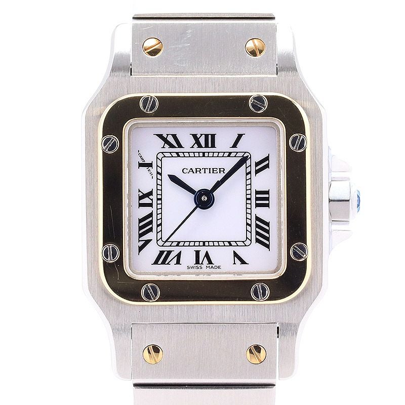 【中古】CARTIER SANTOS GALBEE SMALL MODEL カルティエ サントスガルベSM 82036283
