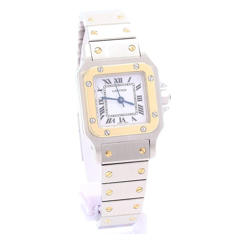 【中古】CARTIER SANTOS GALBEE SMALL MODEL カルティエ サントスガルベSM 82036283