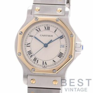 【中古】CARTIER SANTOS RONDE LARGE MODEL / SANTOS OCTAGON LARGE MODEL カルティエ サントスロンドLM / サントスオクタゴンLM W2001583