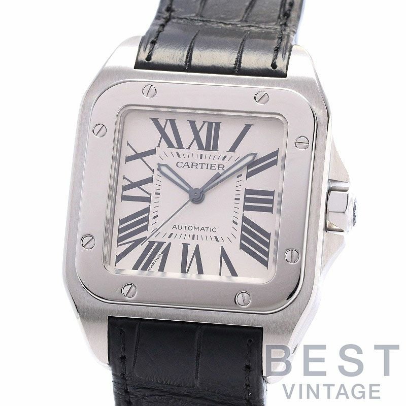 【中古】CARTIER SANTOS 100 LARGE MODEL EARLY MODEL カルティエ サントス100 LM 初期型 W20076X8