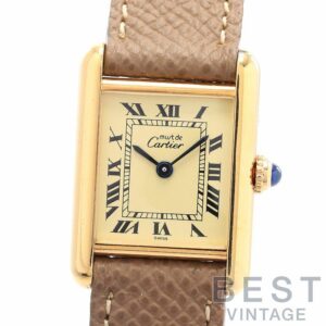 【中古】CARTIER MUST TANK SMALL MODEL VERMEIL カルティエ マストタンクSM ヴェルメイユ W1003153