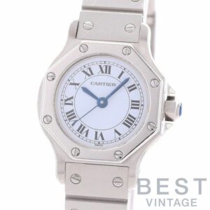 【中古】CARTIER SANTOS RONDE SMALL MODEL / SANTOS OCTAGON SMALL MODEL カルティエ サントスロンドSM / サントスオクタゴンSM 82037188