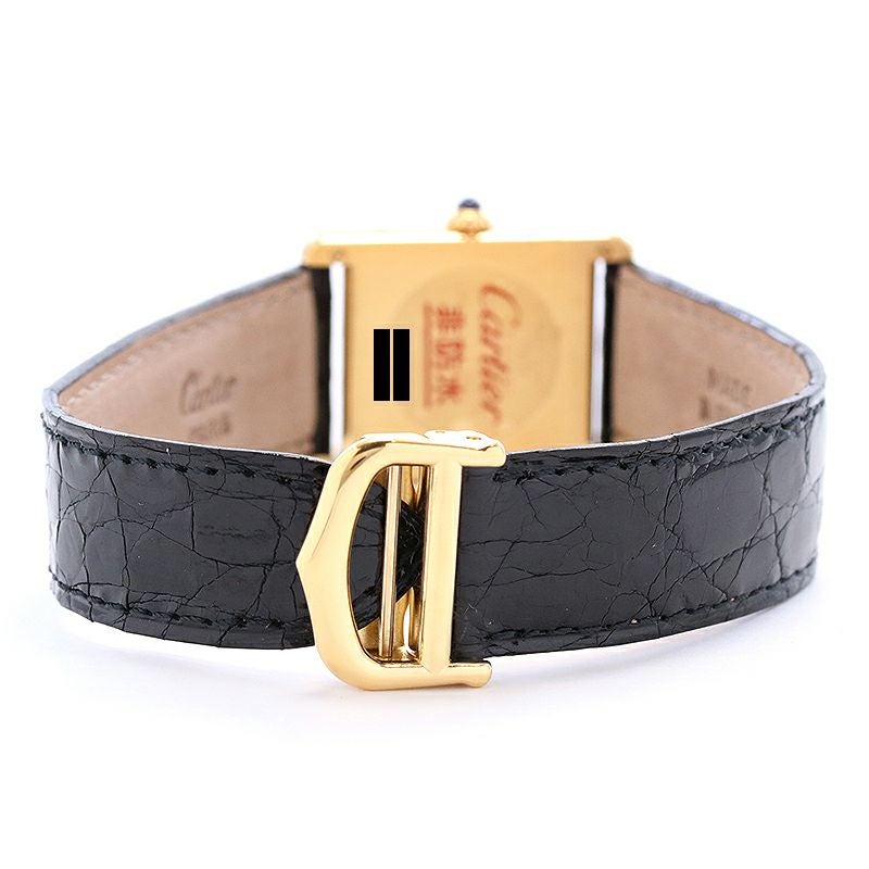 【中古】CARTIER MUST TANK LARGE MODEL VERMEIL カルティエ マストタンクLM ヴェルメイユ W1006254