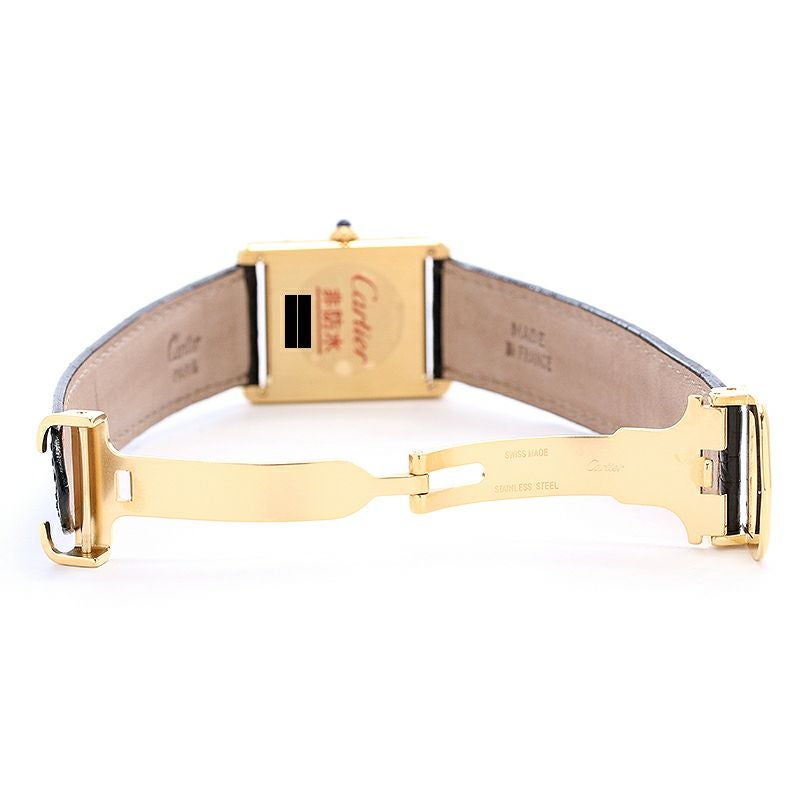 【中古】CARTIER MUST TANK LARGE MODEL VERMEIL カルティエ マストタンクLM ヴェルメイユ W1006254