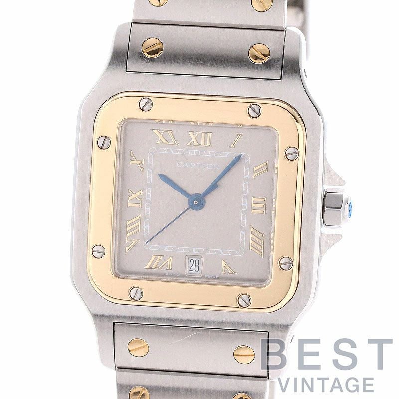 【中古】CARTIER SANTOS GALBEE LARGE MODEL カルティエ サントスガルベLM W20030C4
