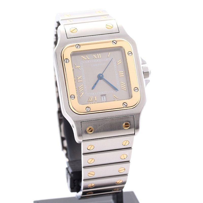 【中古】CARTIER SANTOS GALBEE LARGE MODEL カルティエ サントスガルベLM W20030C4