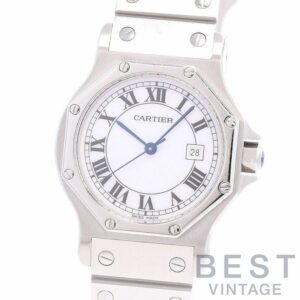 【中古】CARTIER SANTOS RONDE LARGE MODEL / SANTOS OCTAGON LARGE MODEL カルティエ サントスロンドLM / サントスオクタゴンLM 81037188