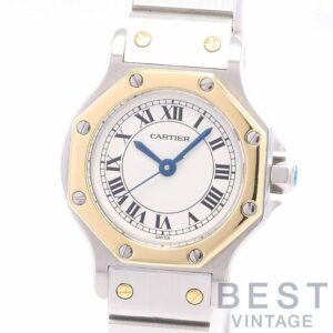【中古】CARTIER SANTOS RONDE SMALL MODEL / SANTOS OCTAGON SMALL MODEL カルティエ サントスロンドSM / サントスオクタゴンSM 82037288