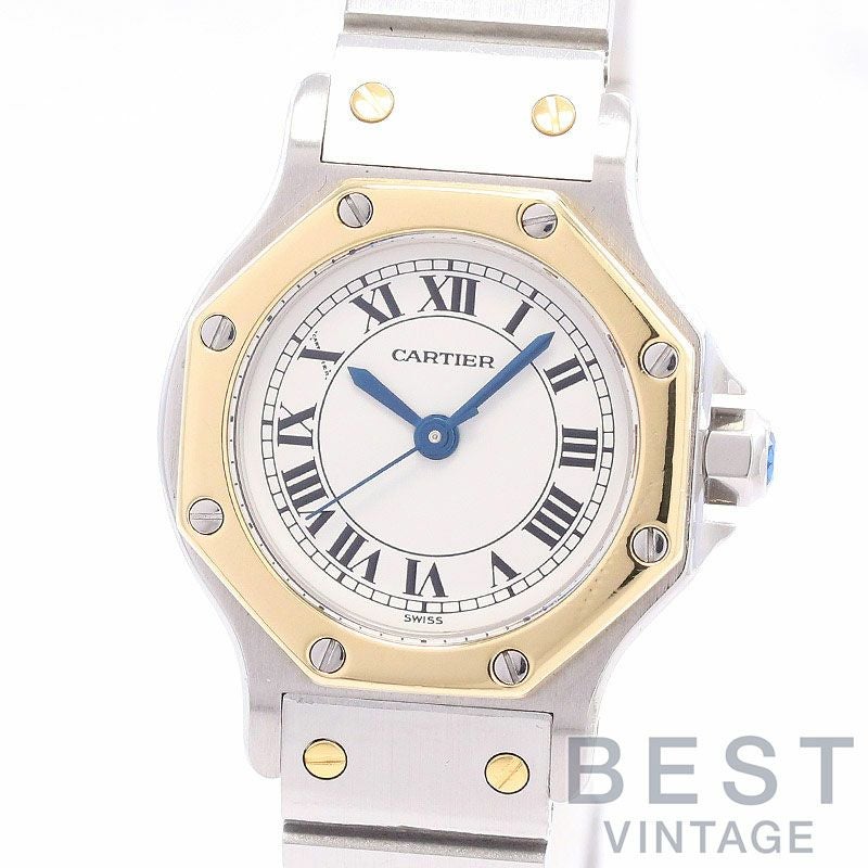 【中古】CARTIER SANTOS RONDE SMALL MODEL / SANTOS OCTAGON SMALL MODEL カルティエ サントスロンドSM / サントスオクタゴンSM 82037288