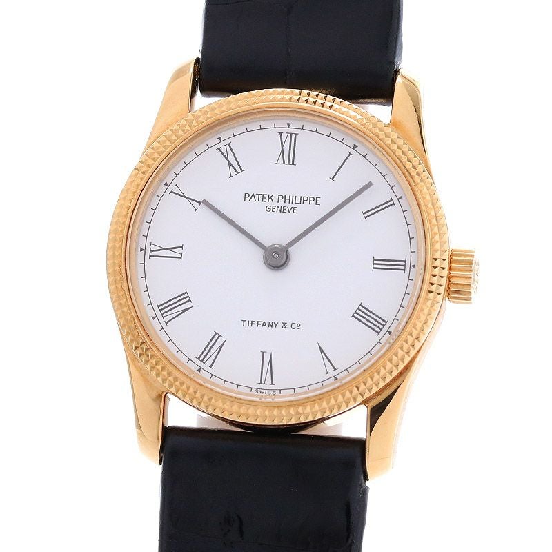 【中古】PATEK PHILIPPE CALATRAVA TIFFANY & CO. DOUBLE NAME パテック・フィリップ カラトラバ ティファニー ダブルネーム 4596DJ