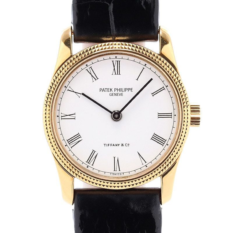 【中古】PATEK PHILIPPE CALATRAVA TIFFANY & CO. DOUBLE NAME パテック・フィリップ カラトラバ ティファニー ダブルネーム 4596DJ