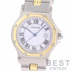 【中古】CARTIER SANTOS RONDE LARGE MODEL / SANTOS OCTAGON LARGE MODEL カルティエ サントスロンドLM / サントスオクタゴンLM 81037232