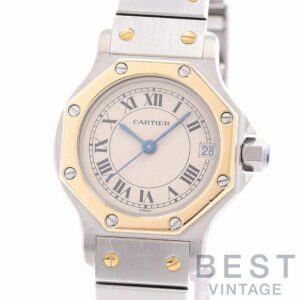 【中古】CARTIER SANTOS RONDE SMALL MODEL / SANTOS OCTAGON SMALL MODEL カルティエ サントスロンドSM / サントスオクタゴンSM W2001683