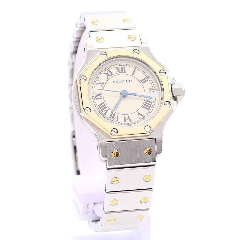 【中古】CARTIER SANTOS RONDE SMALL MODEL / SANTOS OCTAGON SMALL MODEL カルティエ サントスロンドSM / サントスオクタゴンSM W2001683
