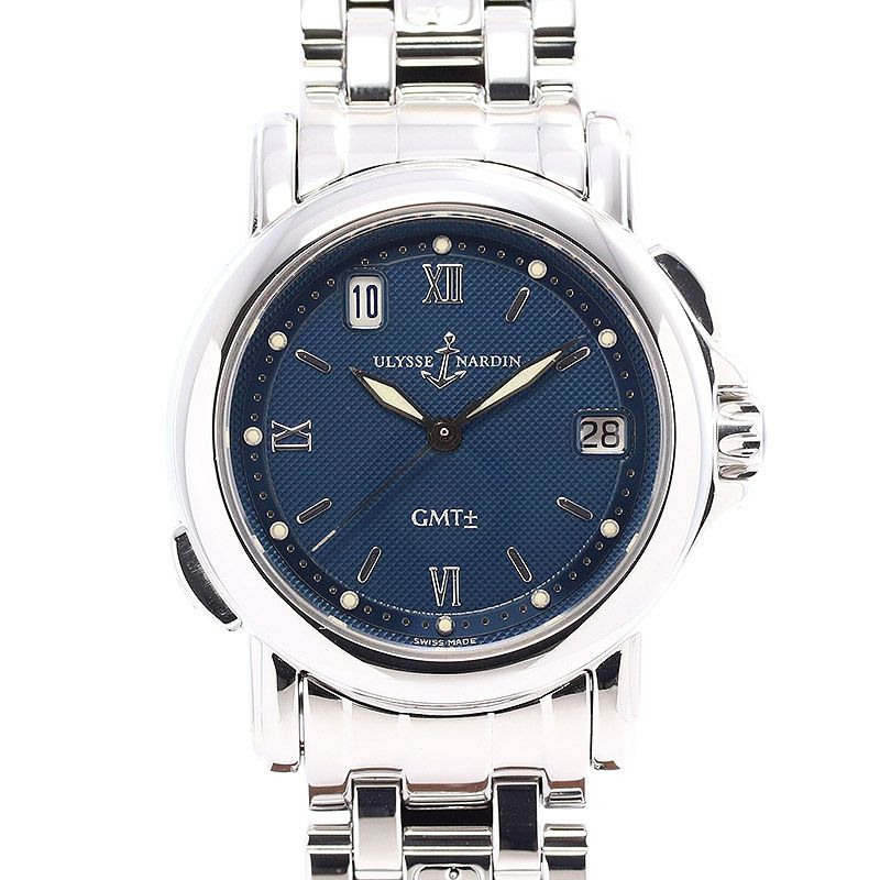 【中古】ULYSSE NARDIN SAN MARCO GMT ユリス・ナルダン サンマルコ GMT 203-22