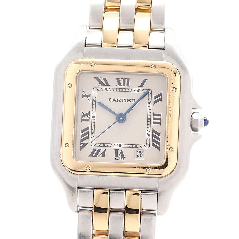 【中古】CARTIER PANTHERE MEDIUM MODEL 2ROW カルティエ パンテールMM 2ロウ W25028B6