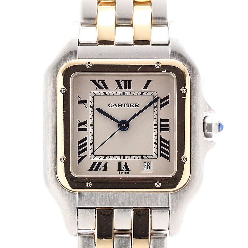 【中古】CARTIER PANTHERE MEDIUM MODEL 2ROW カルティエ パンテールMM 2ロウ W25028B6