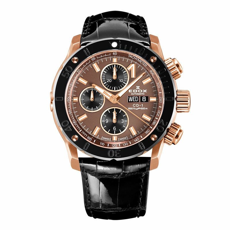 EDOX CHRONOFFSHORE-1 CHRONOGRAPH AUTOMATIC SUNSET SPECIAL EDITION エドックス クロノオフショア1 クロノグラフ オートマティック サンセット スペシャルエディション 01122-37R-BRIRGM