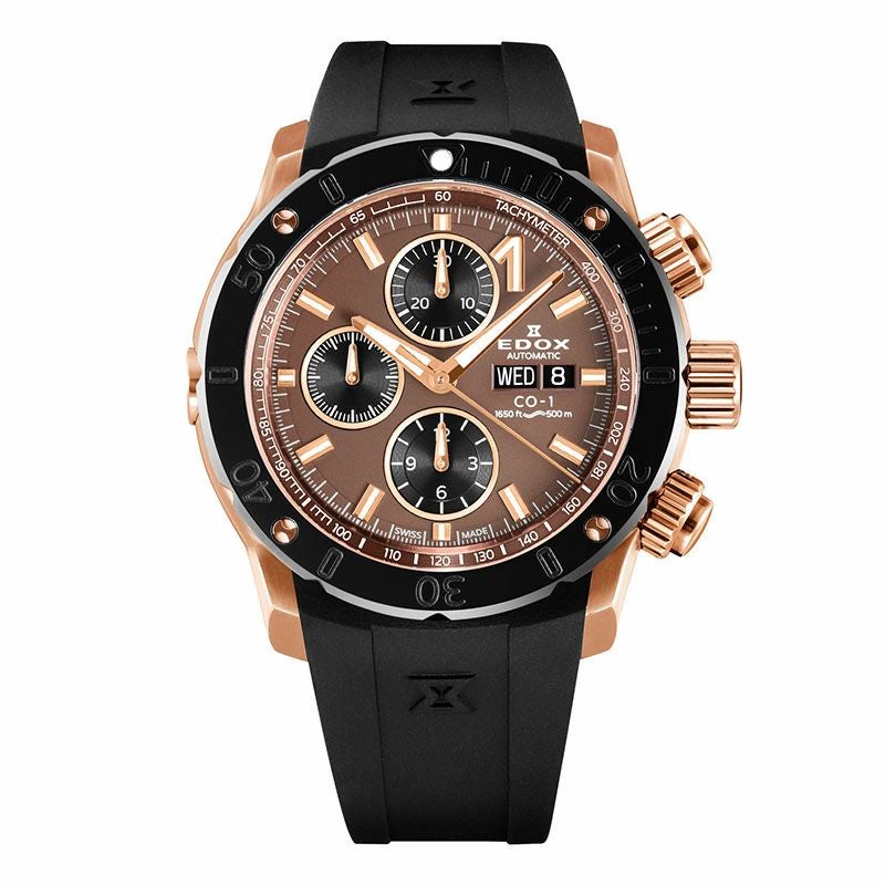 EDOX CHRONOFFSHORE-1 CHRONOGRAPH AUTOMATIC SUNSET SPECIAL EDITION エドックス クロノオフショア1 クロノグラフ オートマティック サンセット スペシャルエディション 01122-37R-BRIRGM