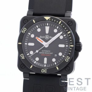 【中古】BELL & ROSS BR03-92 DIVER ベル&ロス BR03-92 ダイバー BR0392-D-BL-CE/SRB