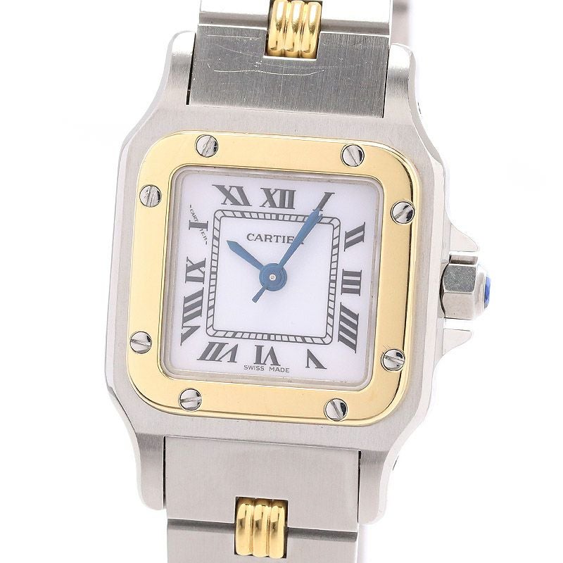 【中古】CARTIER SANTOS CARREE SMALL MODEL / SANTOS GALBEE SMALL MODEL カルティエ サントスカレSM / サントスガルベSM 82036232