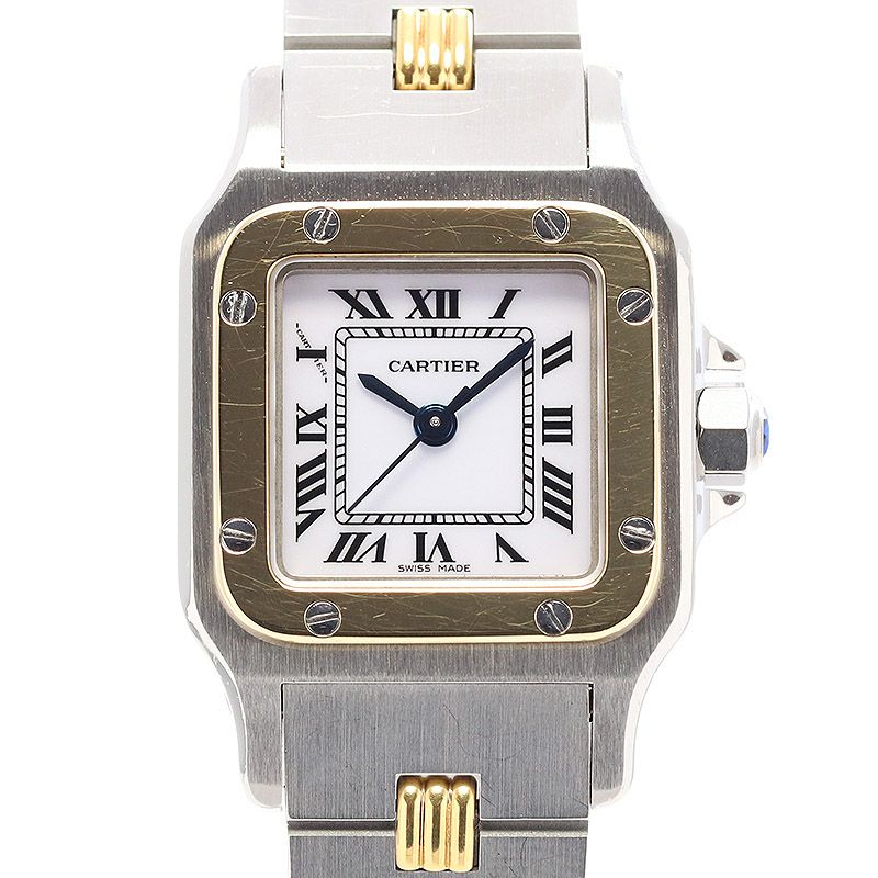 【中古】CARTIER SANTOS CARREE SMALL MODEL / SANTOS GALBEE SMALL MODEL カルティエ サントスカレSM / サントスガルベSM 82036232